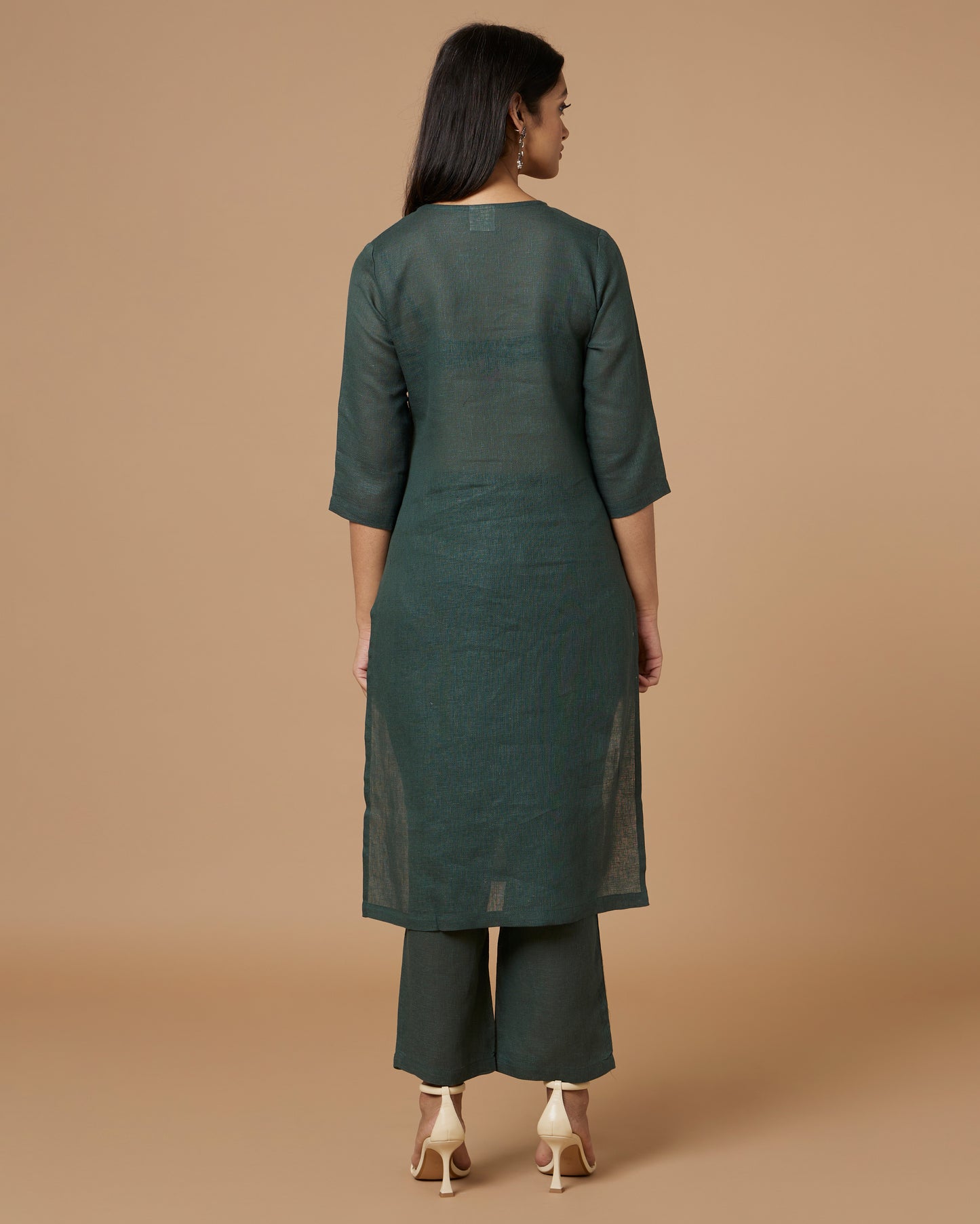 Karigiri Linen Kurta Set