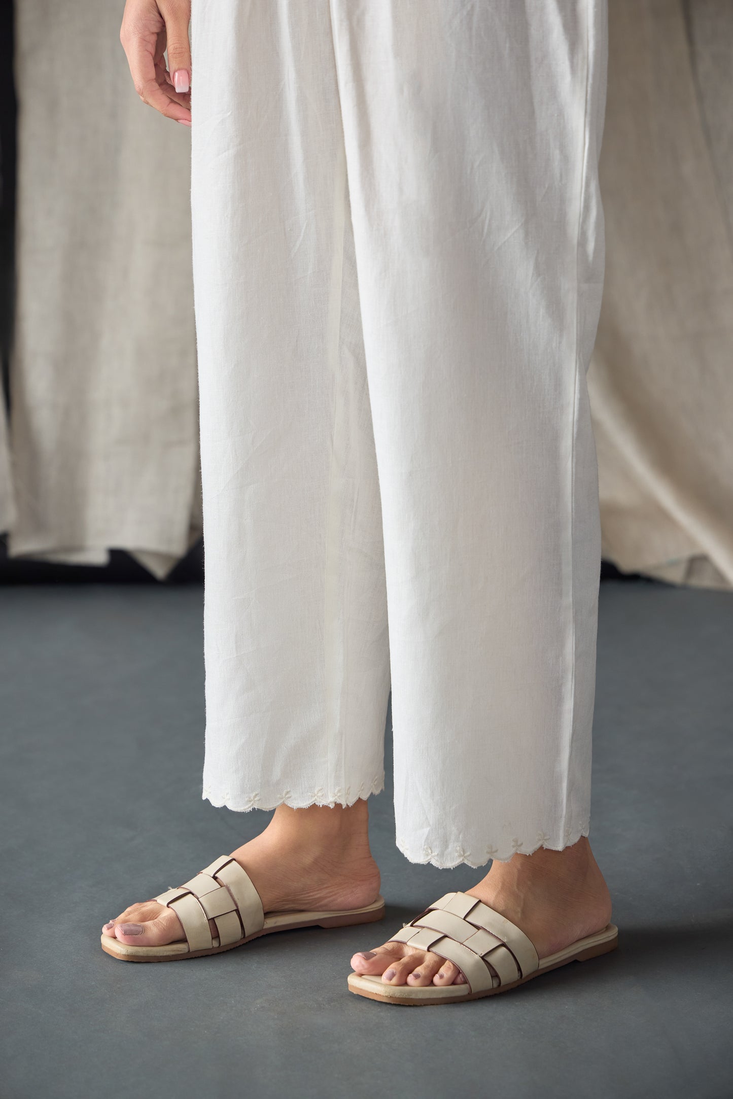 Apricot Pure Hemp Kurta Set