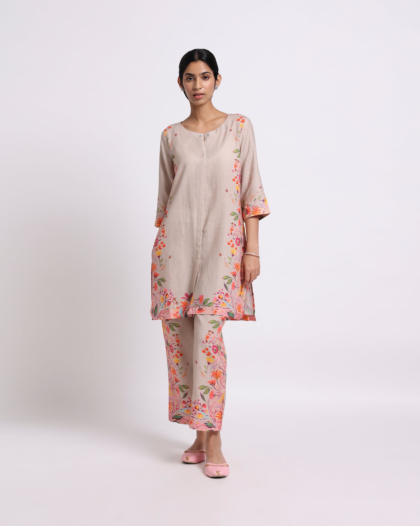 Mocha Romance Linen Set