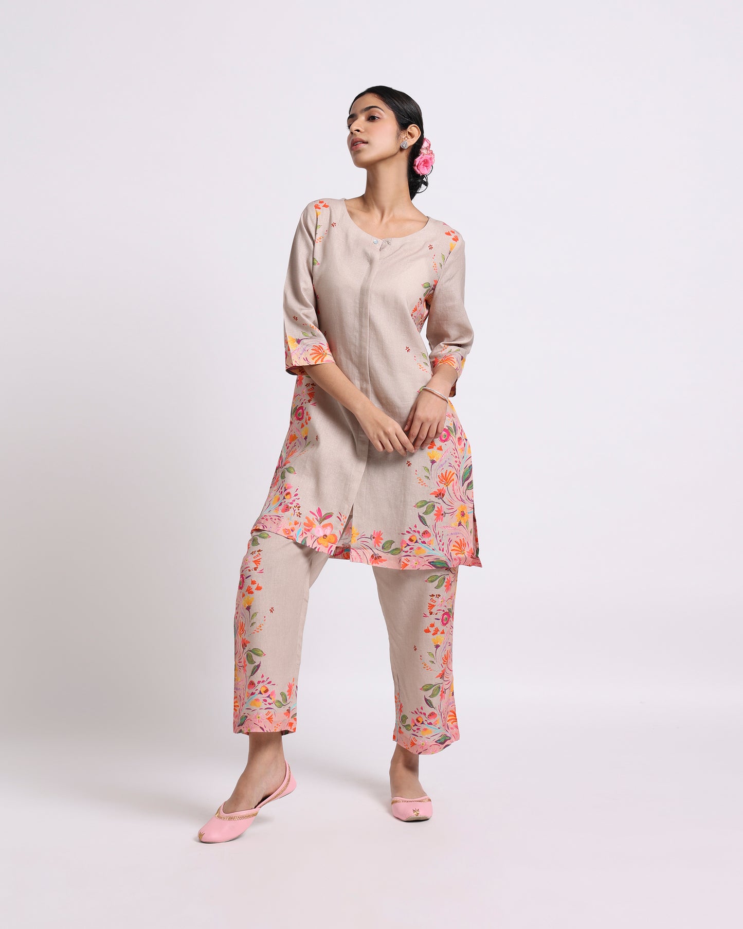 Mocha Romance Linen Set