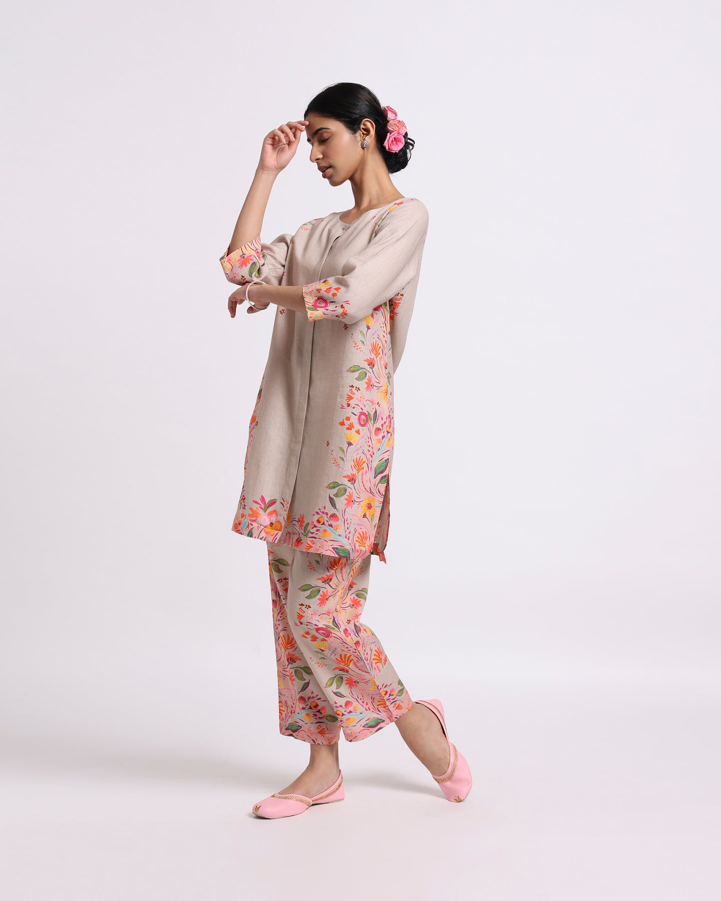 Mocha Romance Linen Set