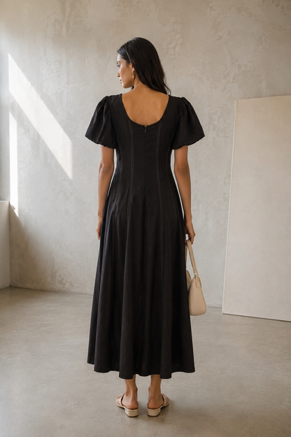 Hemp Dress - Black