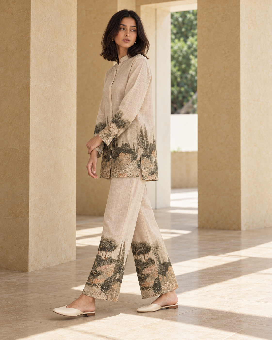 100% Hemp Co-ord Set- Oat