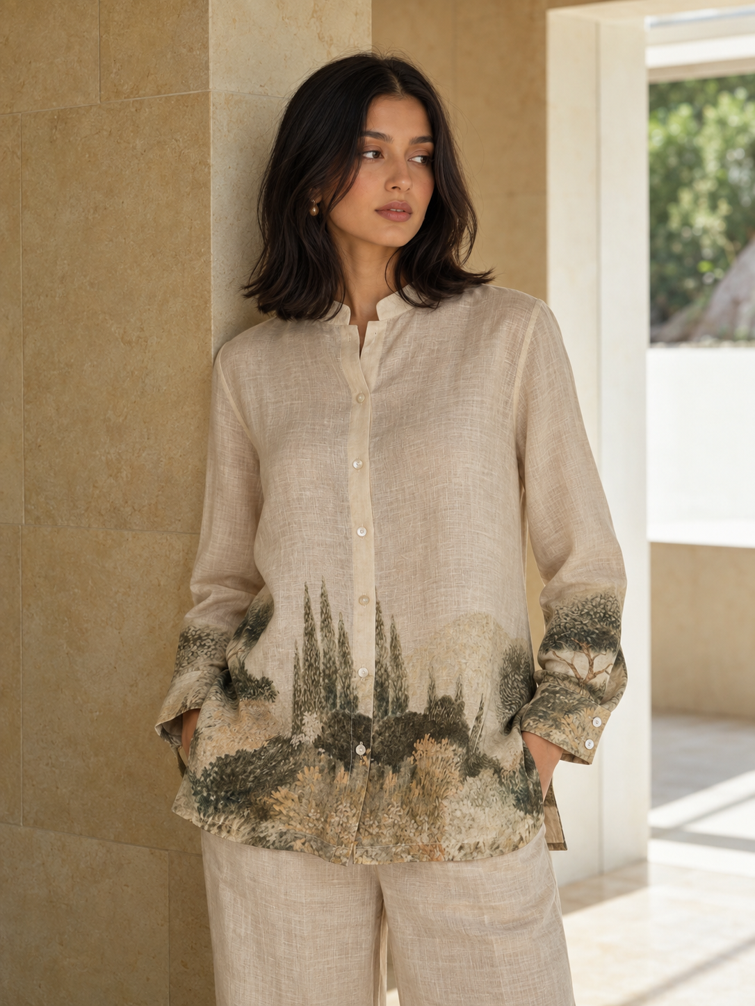 100% Hemp Co-ord Set- Oat