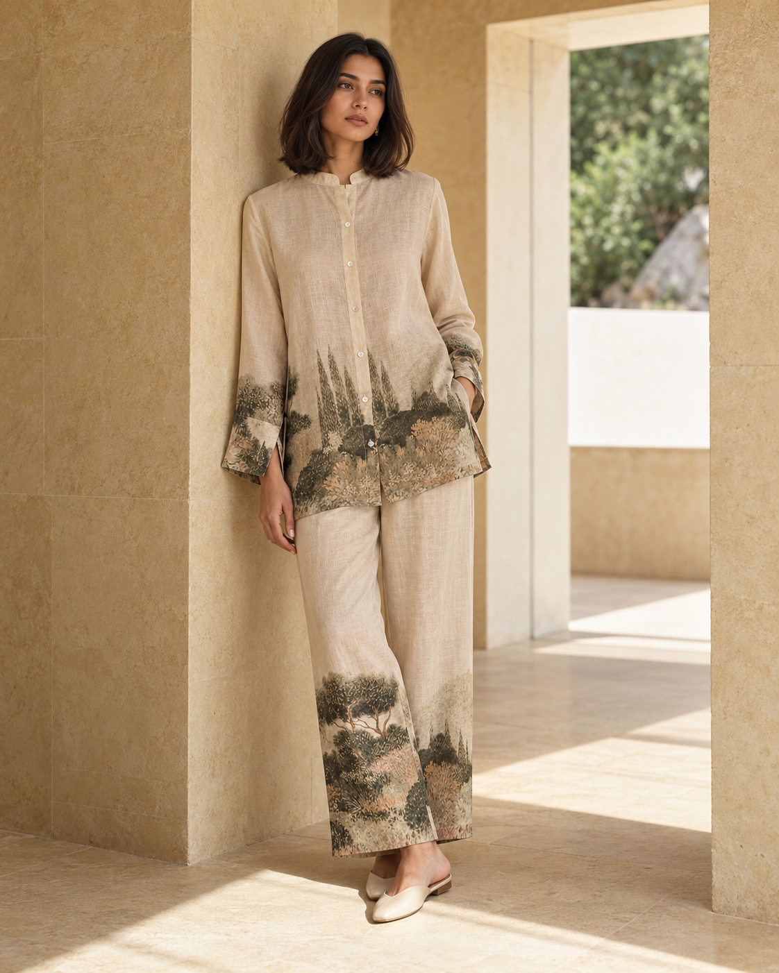 100% Hemp Co-ord Set- Oat