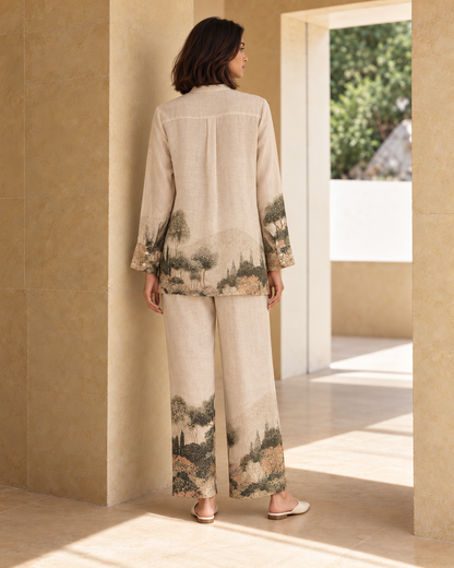 100% Hemp Co-ord Set- Oat