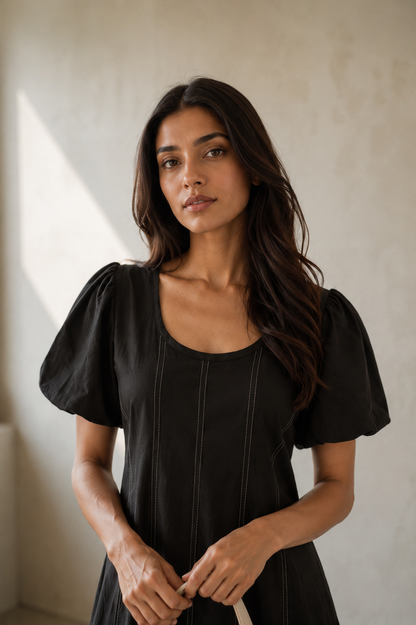 Hemp Dress - Black