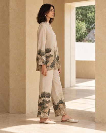 100% Hemp Co-ord Set- Oat