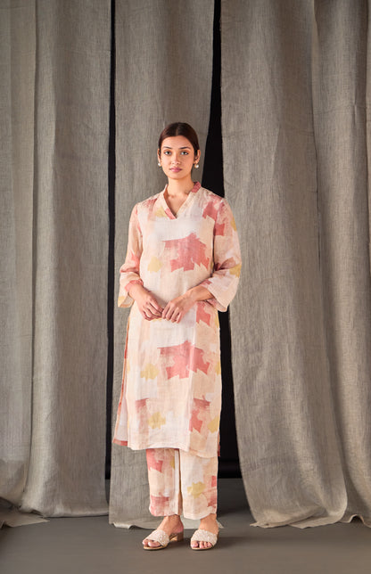 Italian Clay Pure Hemp Kurta Set