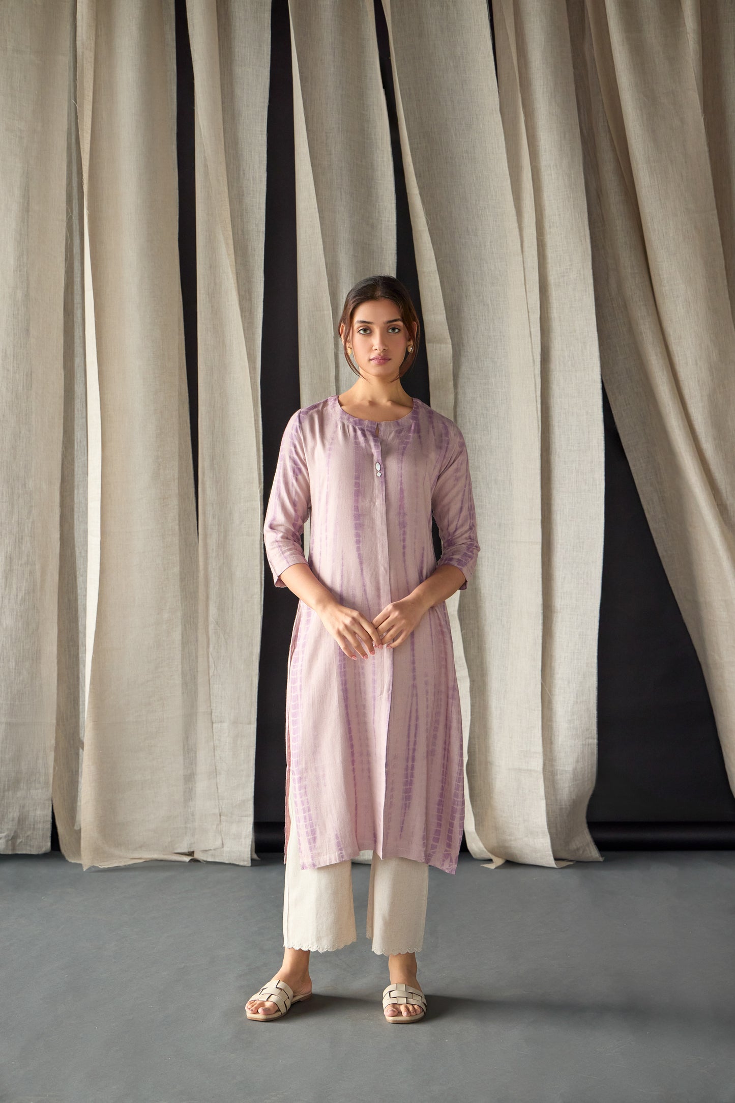 Tie-Dye Onion Pink Kurta